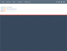 Tablet Screenshot of iowabusinesscouncil.org